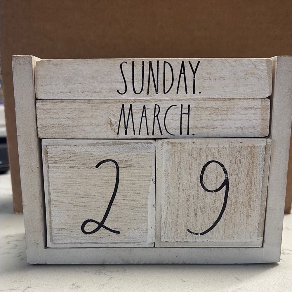 Wooden Perpetual Calendar